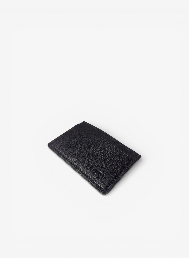Emery Leather Card Case for Men & Women | Slim Credit Card Holder Wallet | Minimal RFID-Safe Business Card Holder (Chest Nut) - Image 3